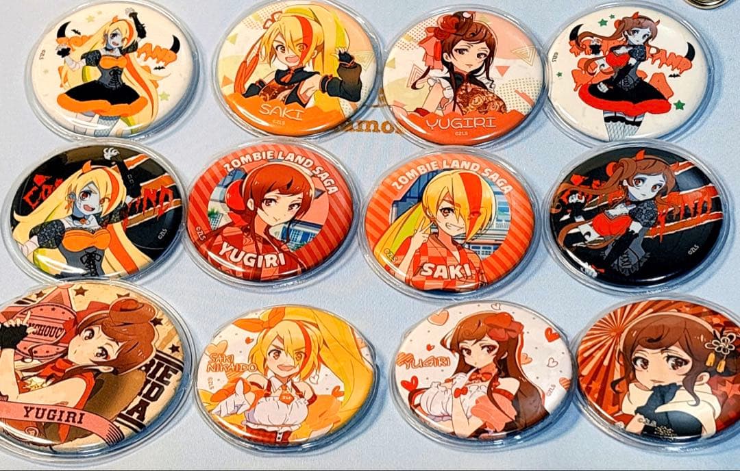 リ*ア様 ゾンビランドサガ 缶バッジセット＋α