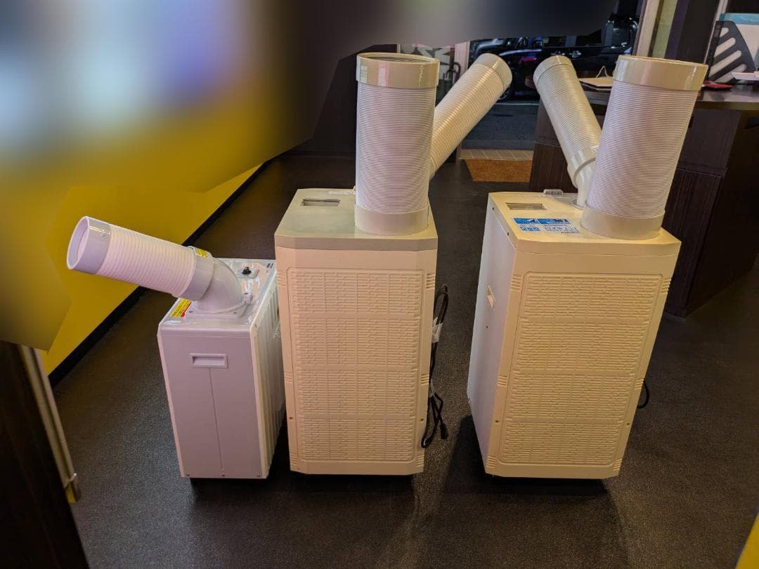 スポットクーラー ３台　SSA-Y25 　SAC-204NG　SAC-408NG