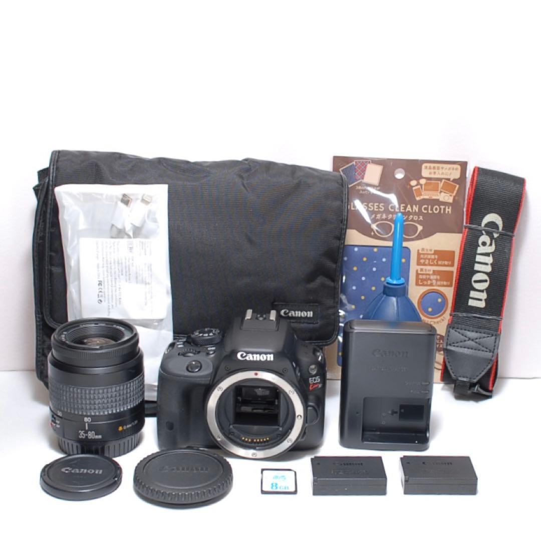 カフェ巡り写真に✨CANON KISS X7✨シングルレンズ✨バッテリー２個付き