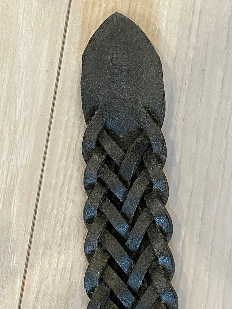 [未使用]ホワイトハウスコックス　メッシュベルト　ブラック