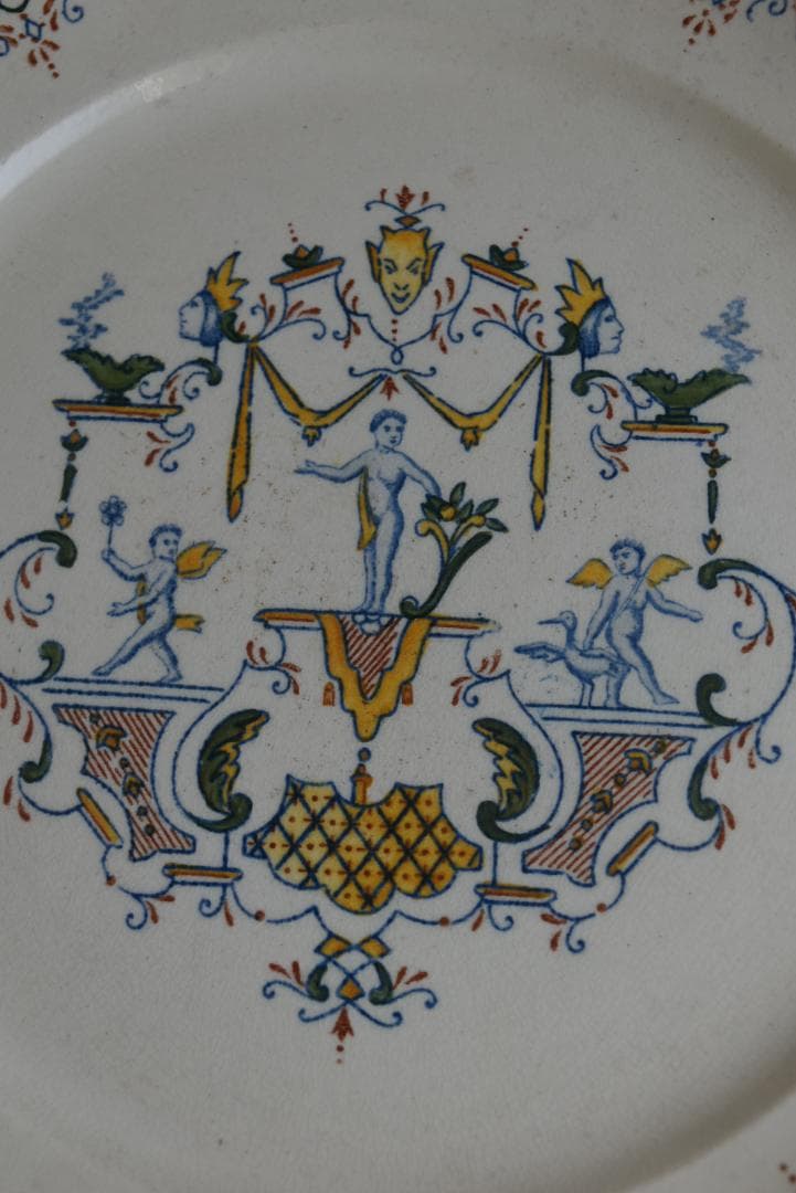 美品2枚組　パリ・オペラ窯　平皿　フランスアンティーク