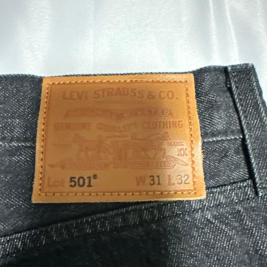 Yamato様美品Levi'sリーバイス501セルビッジデニムブラックW3