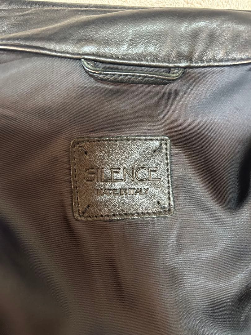 サイレンス　SILENCE ライダースジャケット　レザージャケット