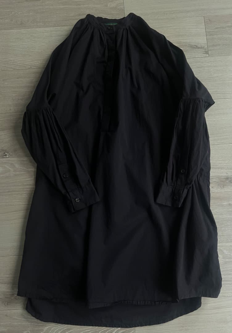 専用 希少 ケイシーケイシー 袖切替ノーカラーワンピース ゆったり