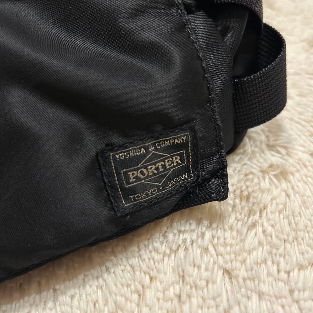 【廃盤希少美品】PORTER タンカーウエストバッグボディバッグ 黒 ブラック