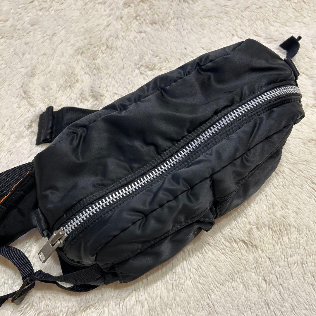 【廃盤希少美品】PORTER タンカーウエストバッグボディバッグ 黒 ブラック