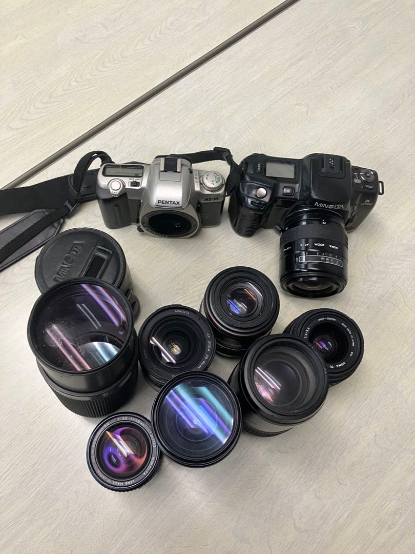 PENTAX MINOLTA フィルムカメラ　レンズセット