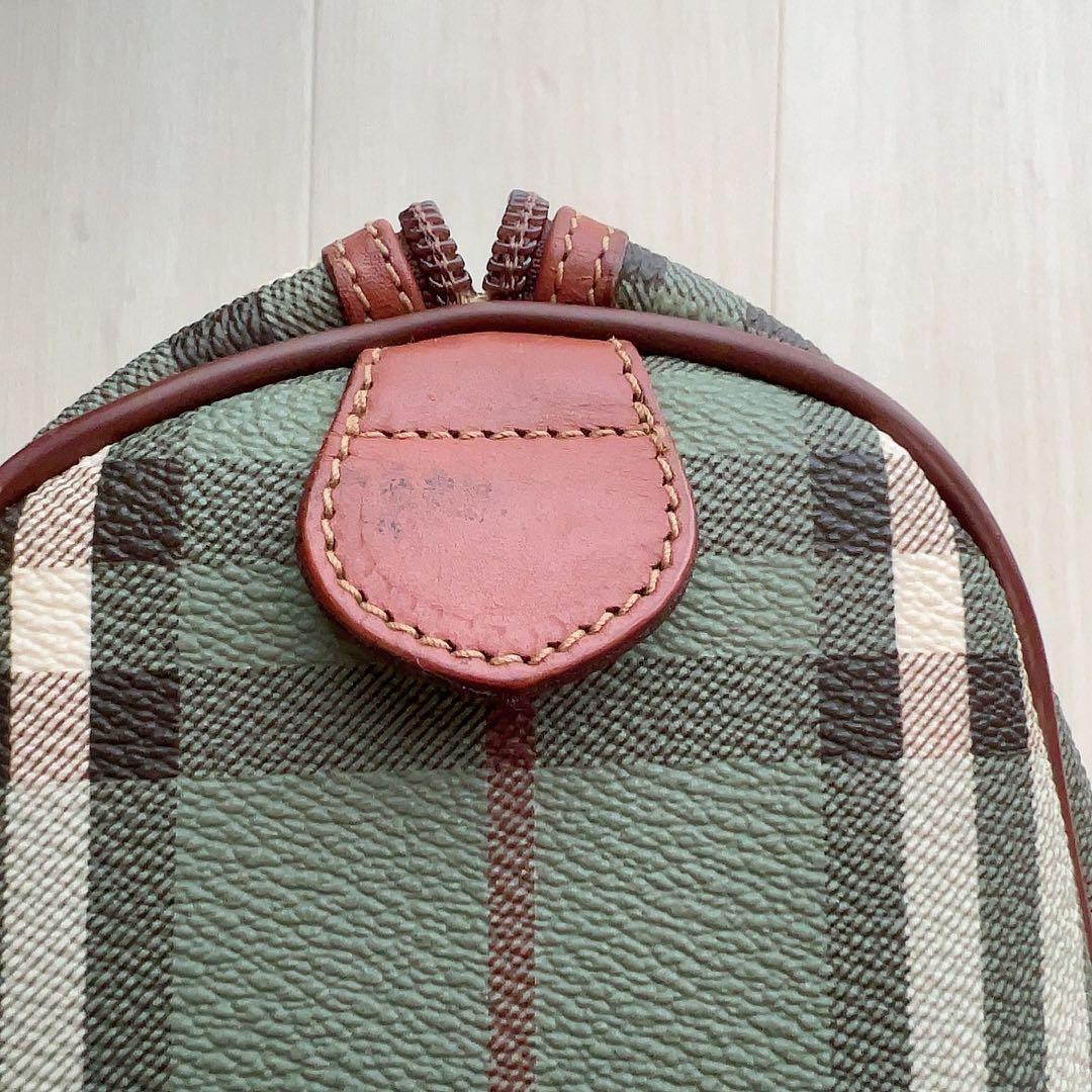 BURBERRYS ボストンバッグ グリーン　希少