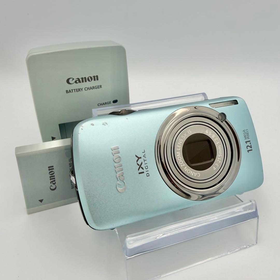 【動作確認済：実写あり】Canon IXY digital 930IS ブルー