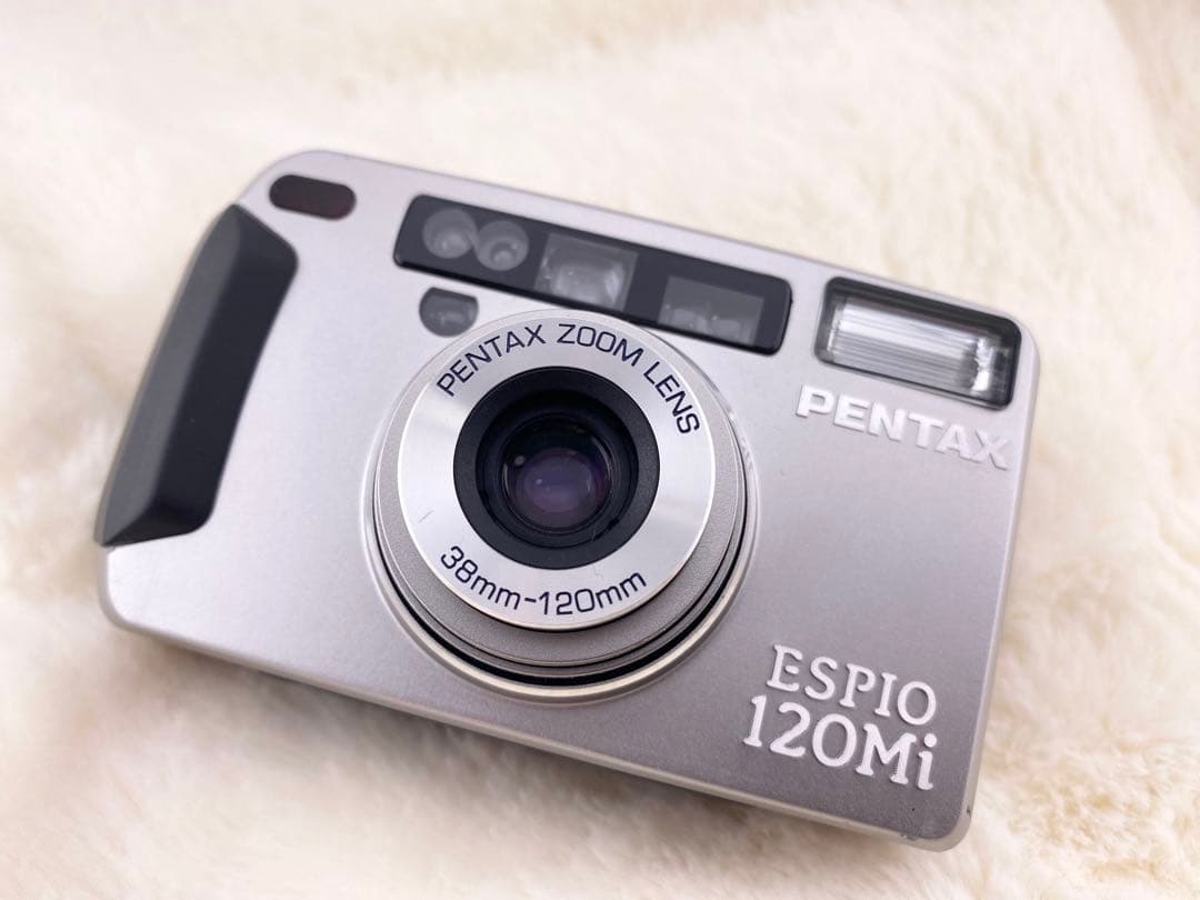 ２【美品✨完動】PENTAX ESPIO 120mi シルバー フィルムカメラ