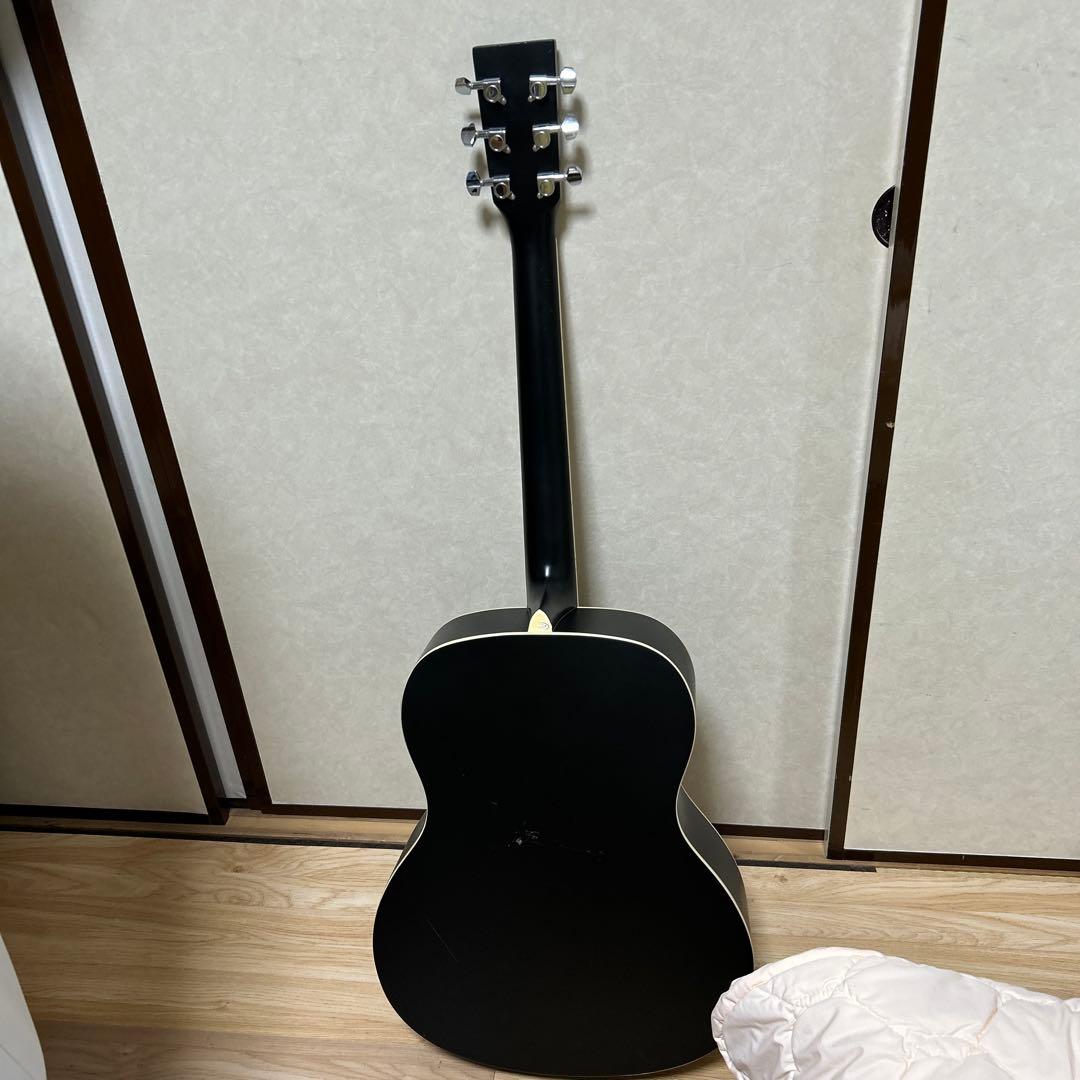honey bee アコースティックギター 黒　ブラック　ケース付き　アコギ