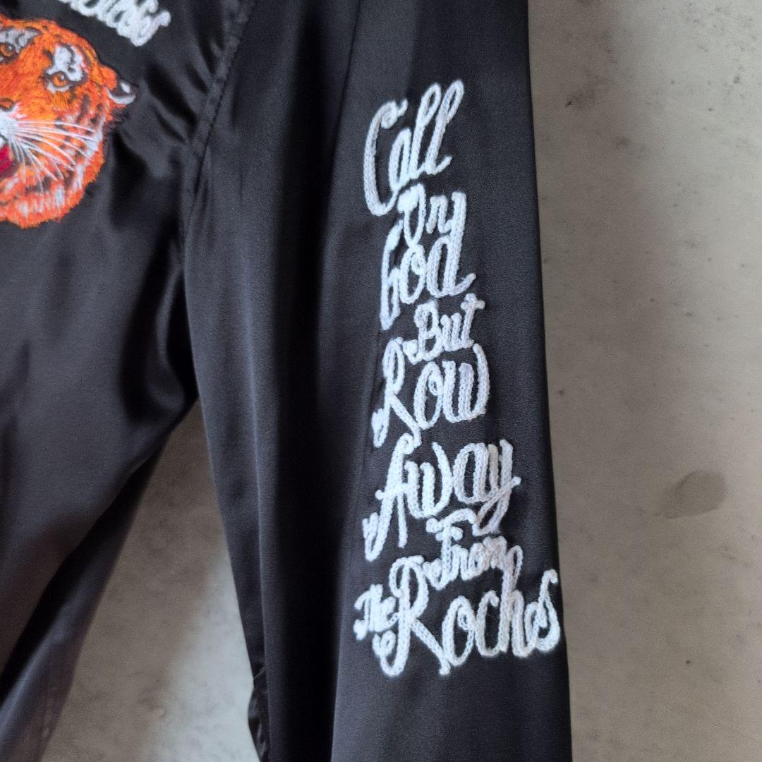 未使用 crimie 虎刺繍 スカジャン リバーシブル 黒