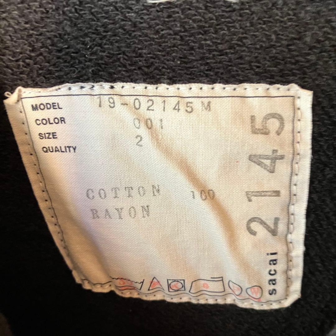 SACAI サカイ スウェットパーカー　Dr.woo