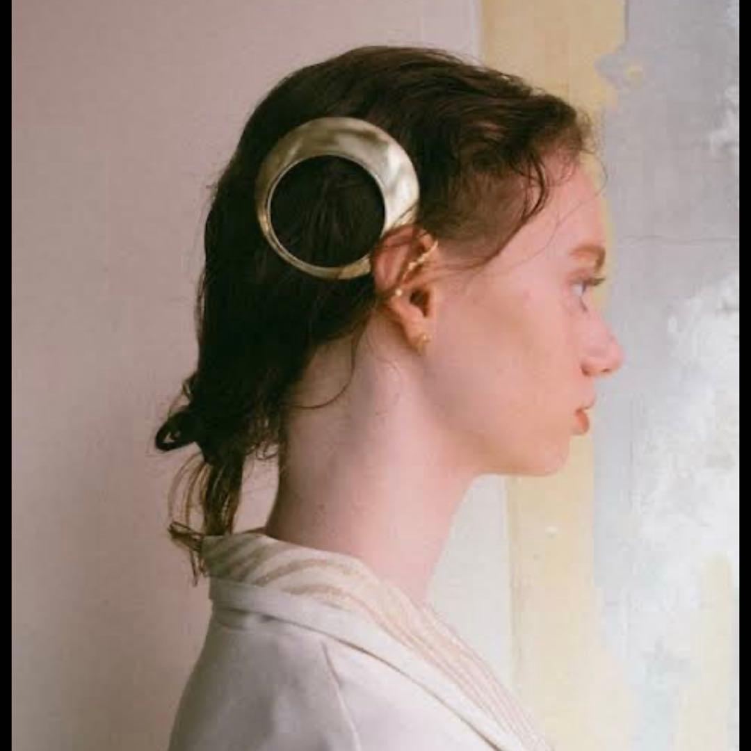 Sykia mao moon バレッタ　ゴールド