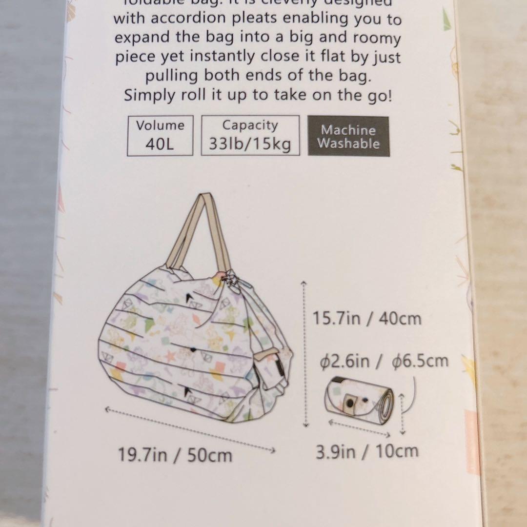 【新品】 香港ディズニー ダッフィー フレンズ シュパット エコバッグ Lサイズ