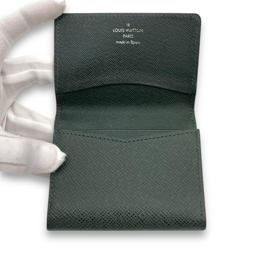 ルイヴィトン カードケース 名刺入れ タイガ エピセア グリーン アンヴェロップ