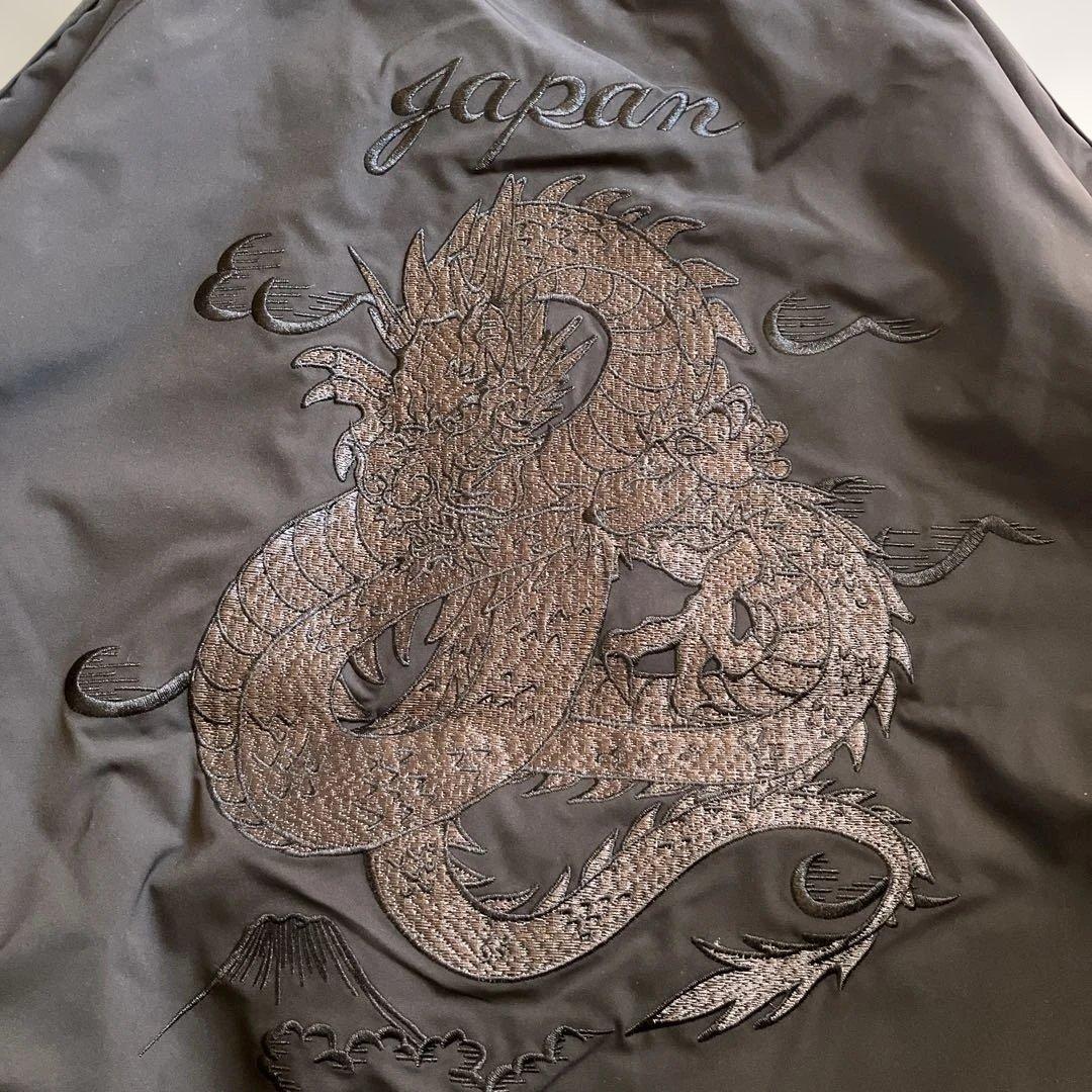 定価:11,880円　Casper John ブラックドラゴン刺繍スカジャン