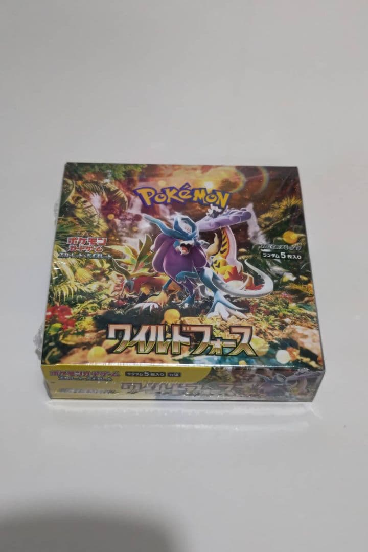 ポケモンカードゲーム　ワイルドフォース シュリンク未開封1BOX