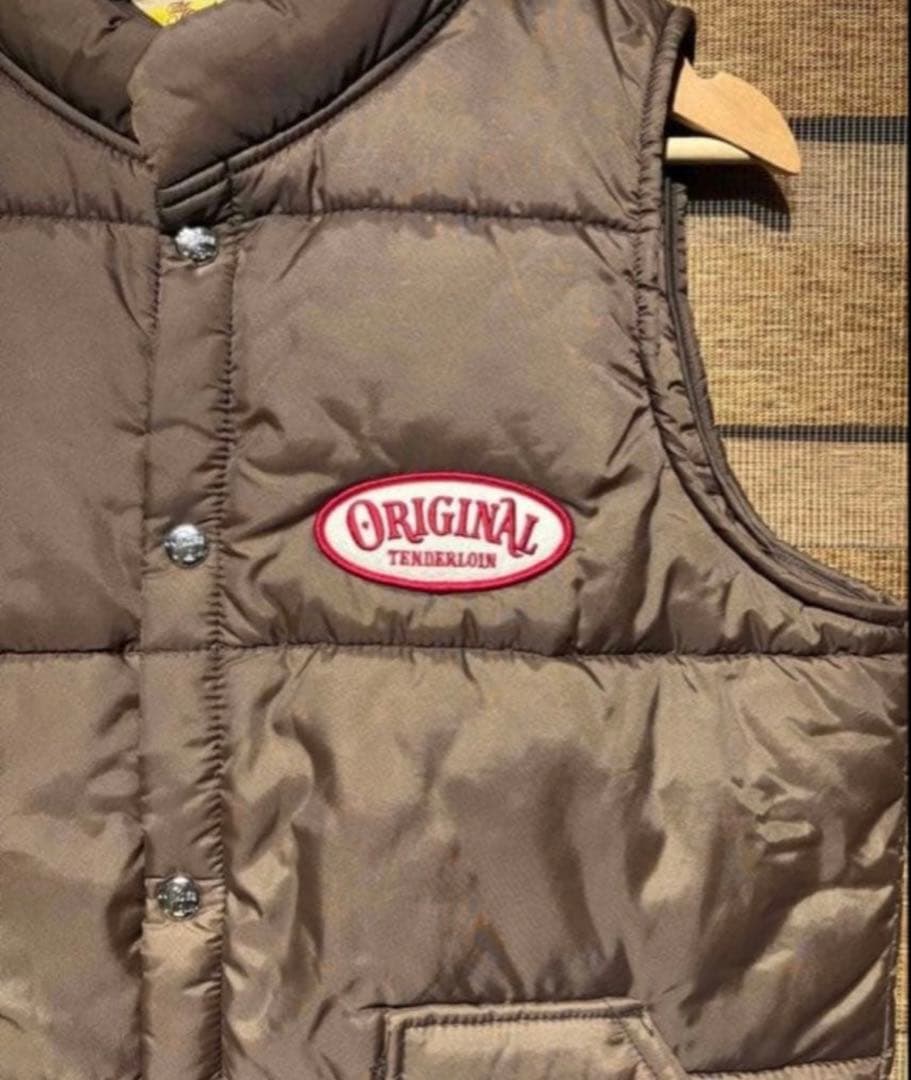 TENDERLOIN テンダーロイン 中綿ベスト ブラウン　40