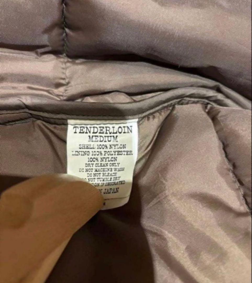 TENDERLOIN テンダーロイン 中綿ベスト ブラウン　40