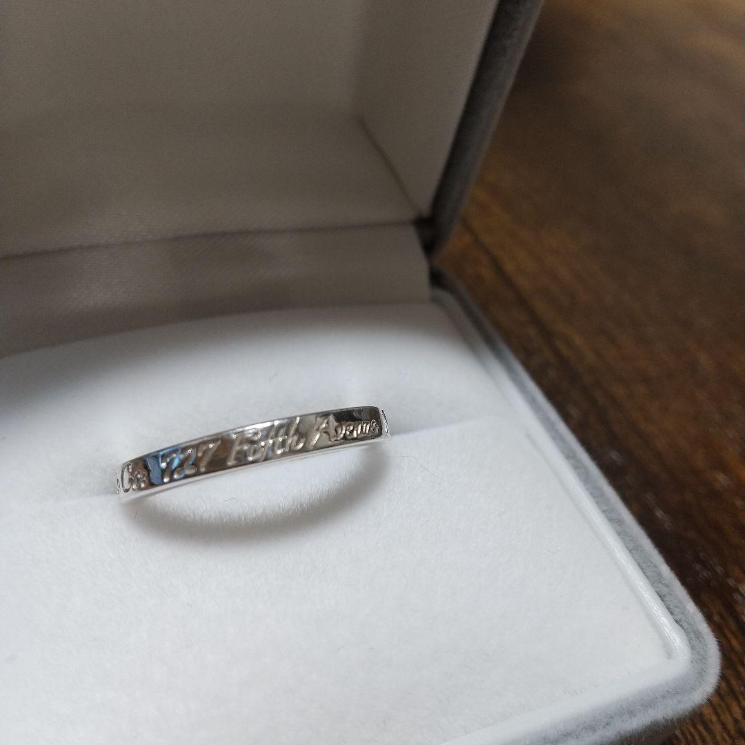 Tiffany & Co. シルバーノーツナローリング11.5号