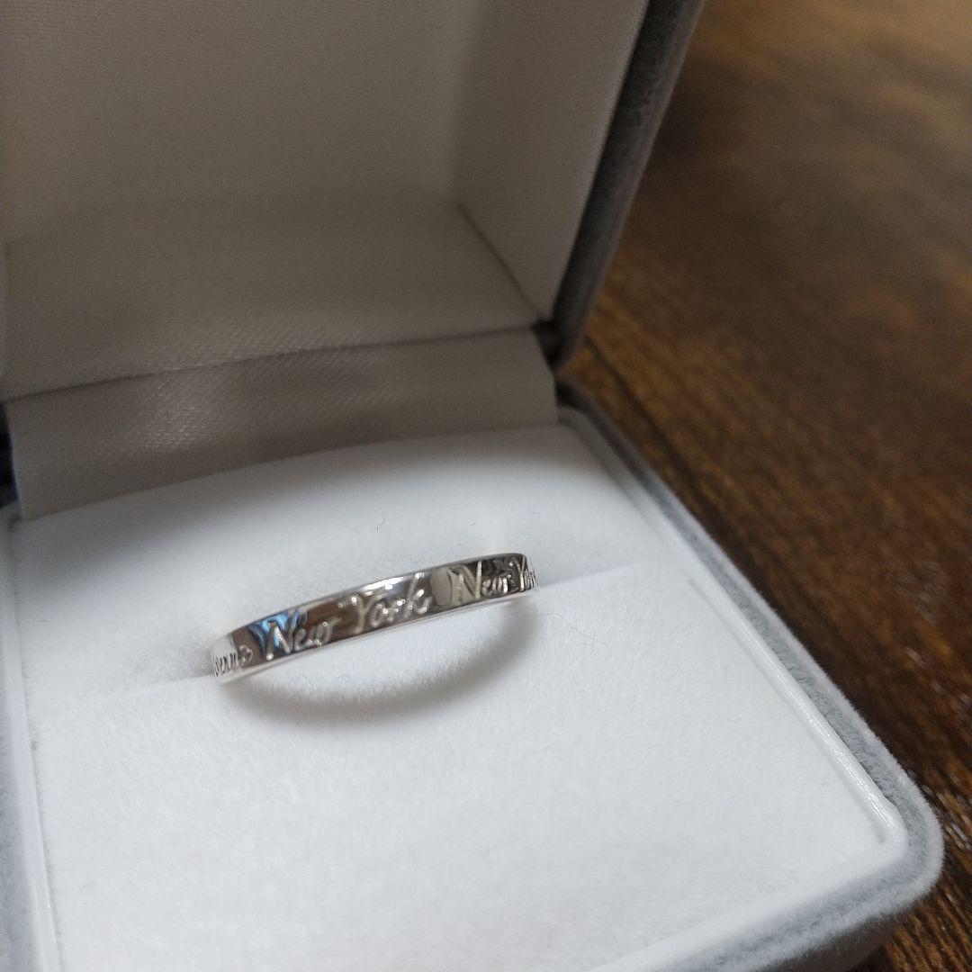 Tiffany & Co. シルバーノーツナローリング11.5号