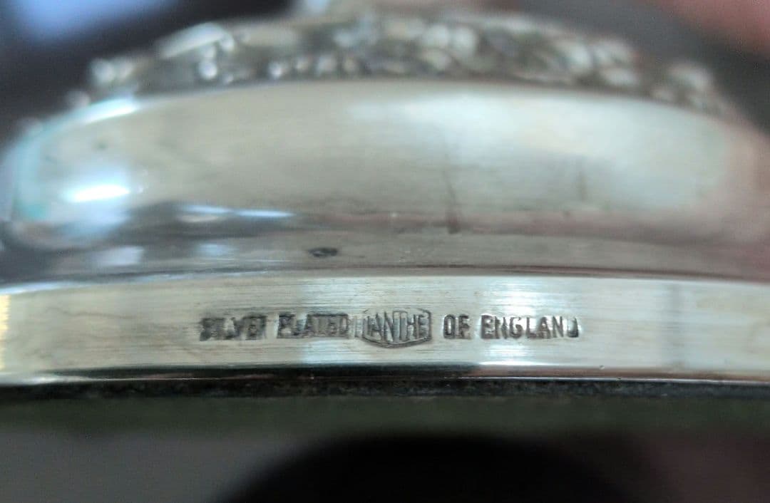 ヴィンテージ　lanthe of england　シルバーメッキ　キャンド燭台