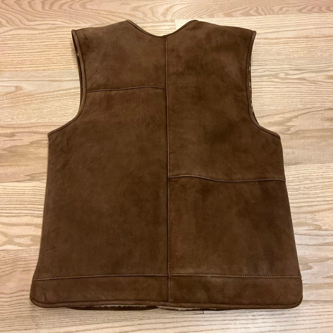 マウンテンリサーチShearing Vest” ムートンベスト　羊皮M