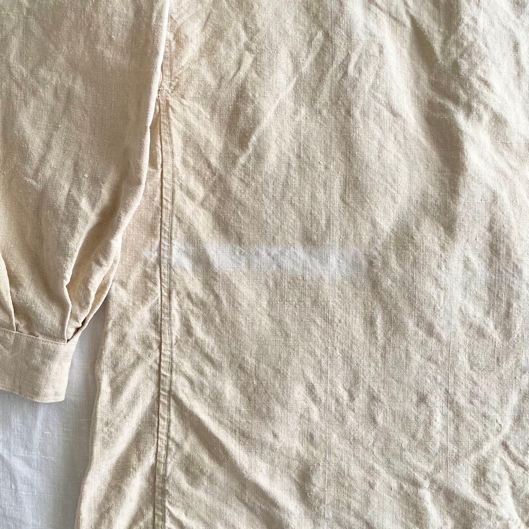 1900年代初期 フランス軍 リネン ボージョンスモック ワークジャケット