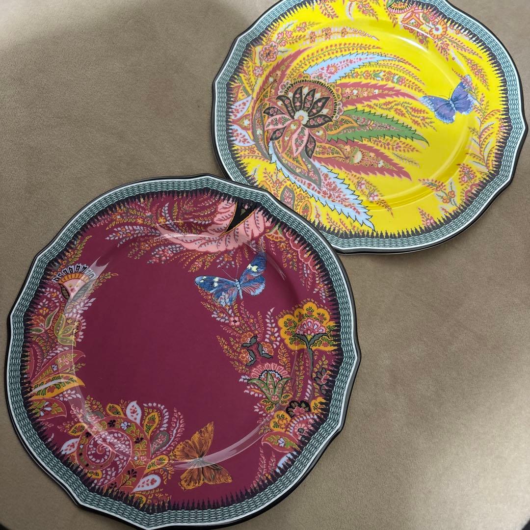 ETRO ジノリコラボ プレート 2枚セット