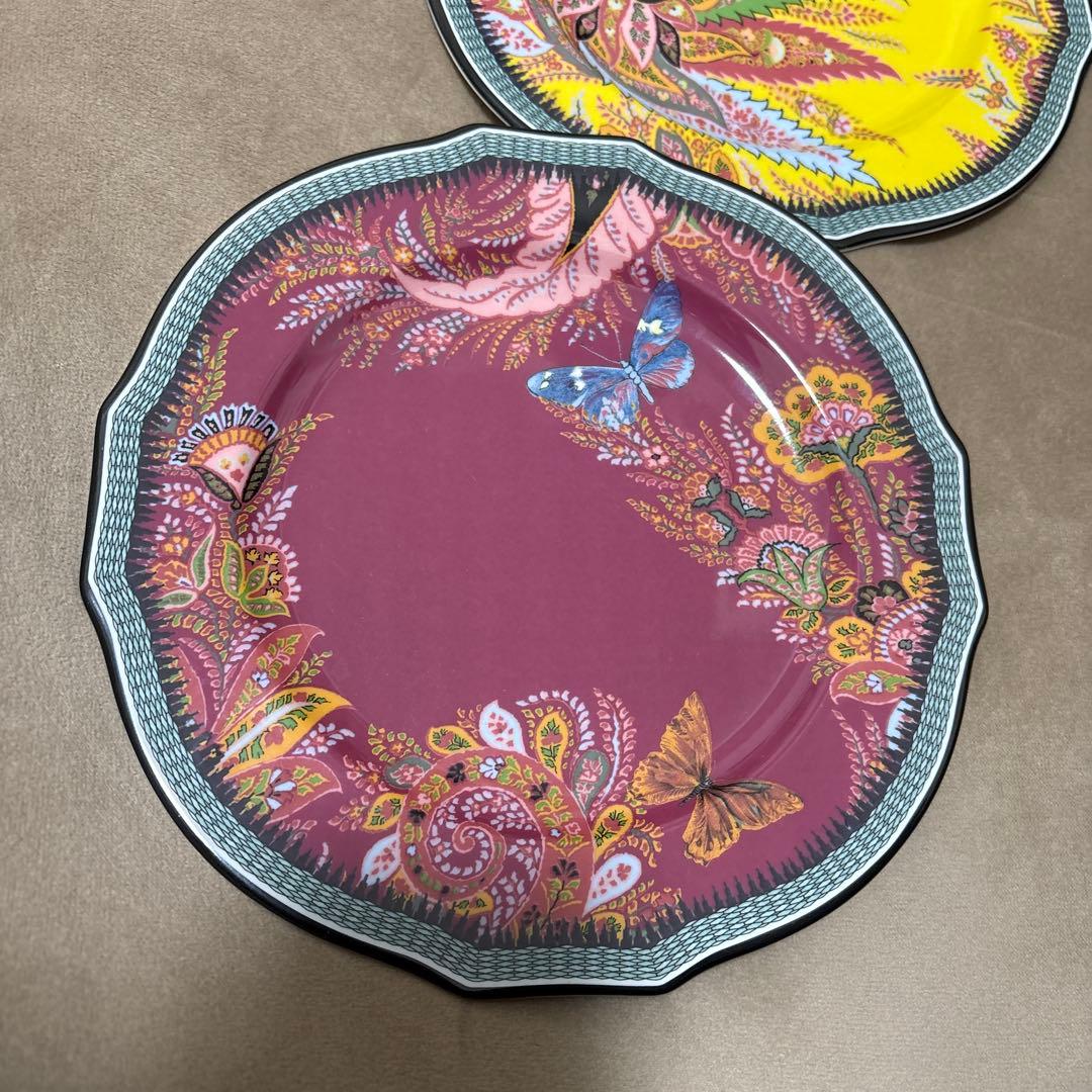 ETRO ジノリコラボ プレート 2枚セット