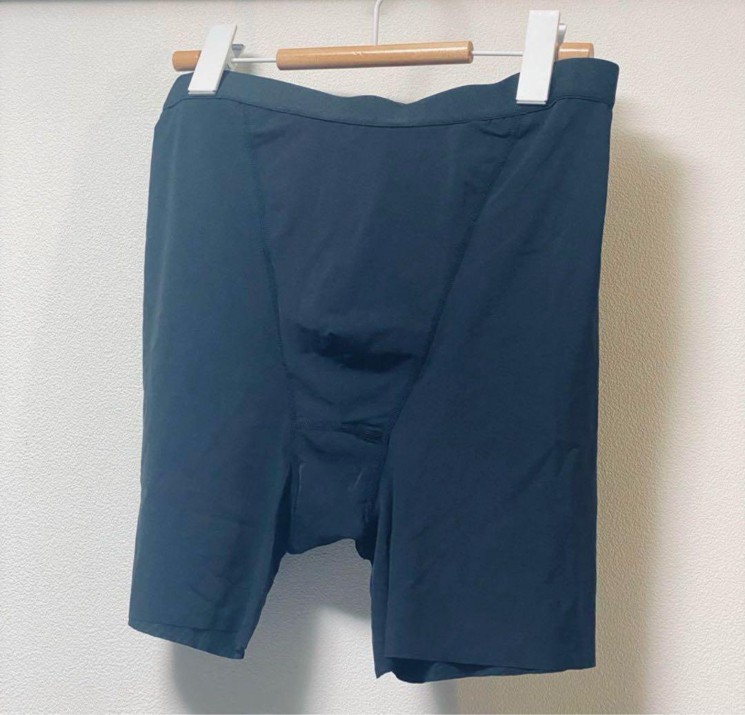 格安‼️ホルミーメンズボクサー　2分丈　ブラック　 LとLLの2枚セット