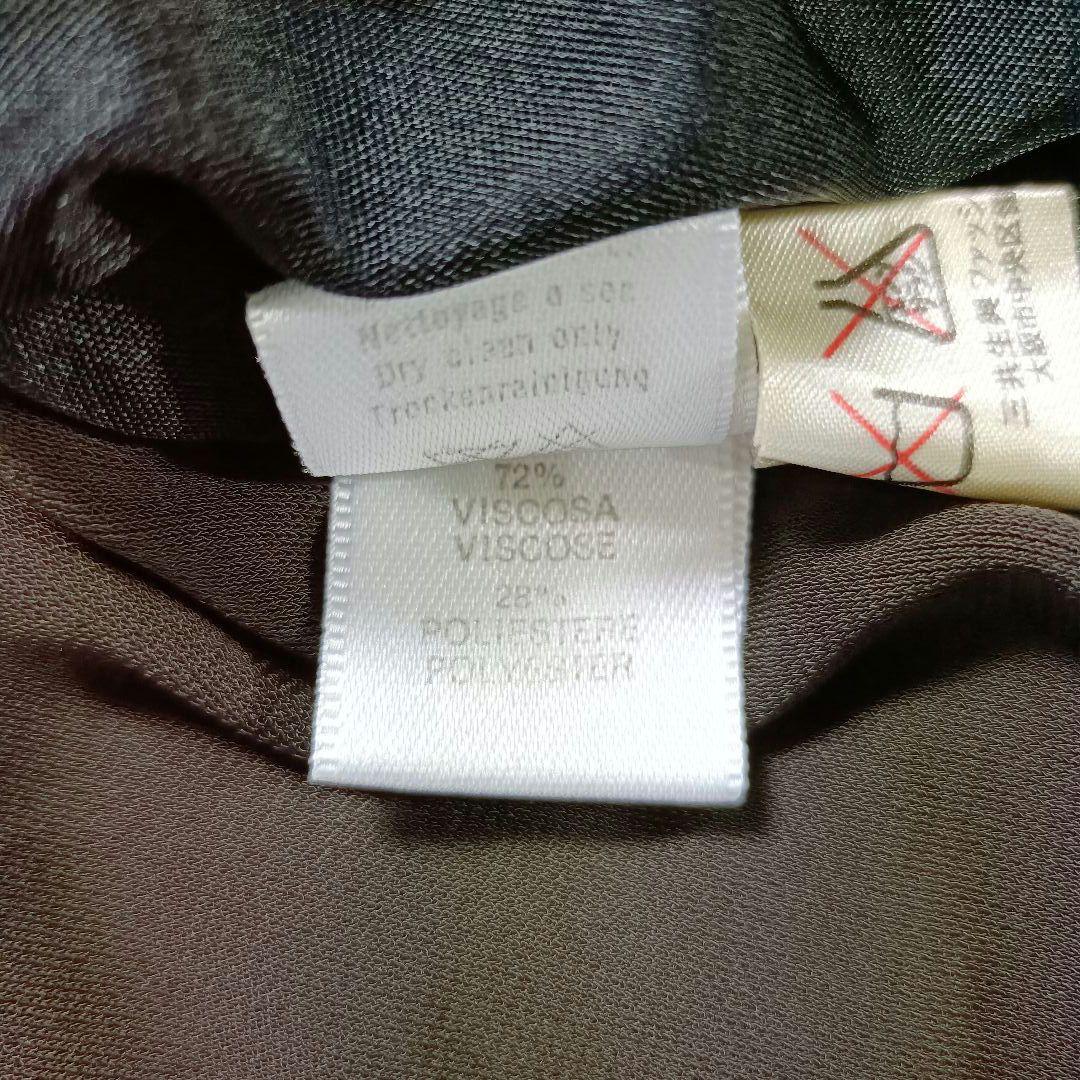 よしリン様LEONARD パンツスーツ【サイズ44 XL相当】【ブラウン】