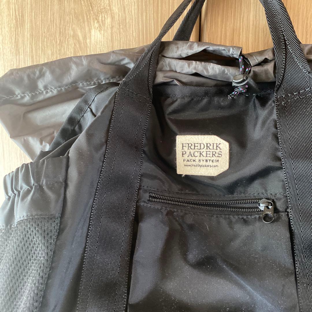 FREDRIK PACKERS 210D TIPI TOTE 黒マザーズバック