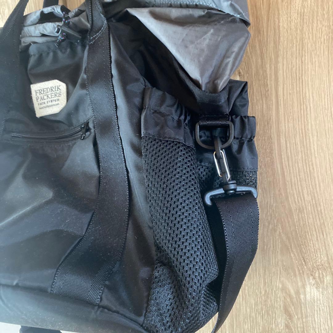 FREDRIK PACKERS 210D TIPI TOTE 黒マザーズバック