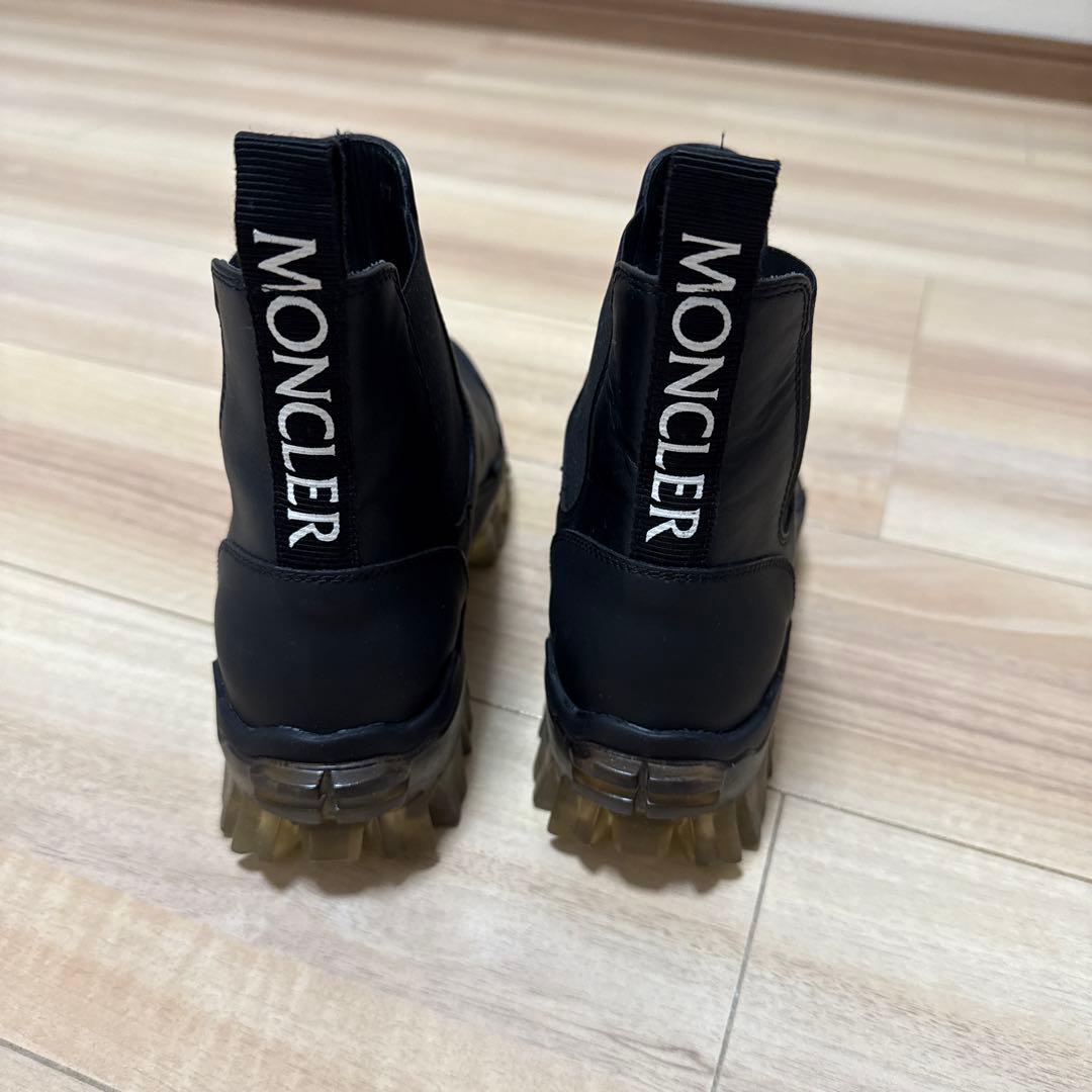 MONCLER ブラック レインブーツ