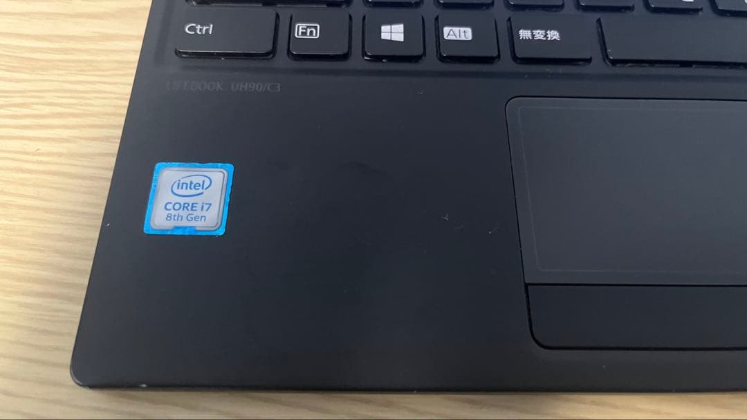 Windowsノート本体 Fujitsu Lifebook UH90/C3 Core i7-8565U