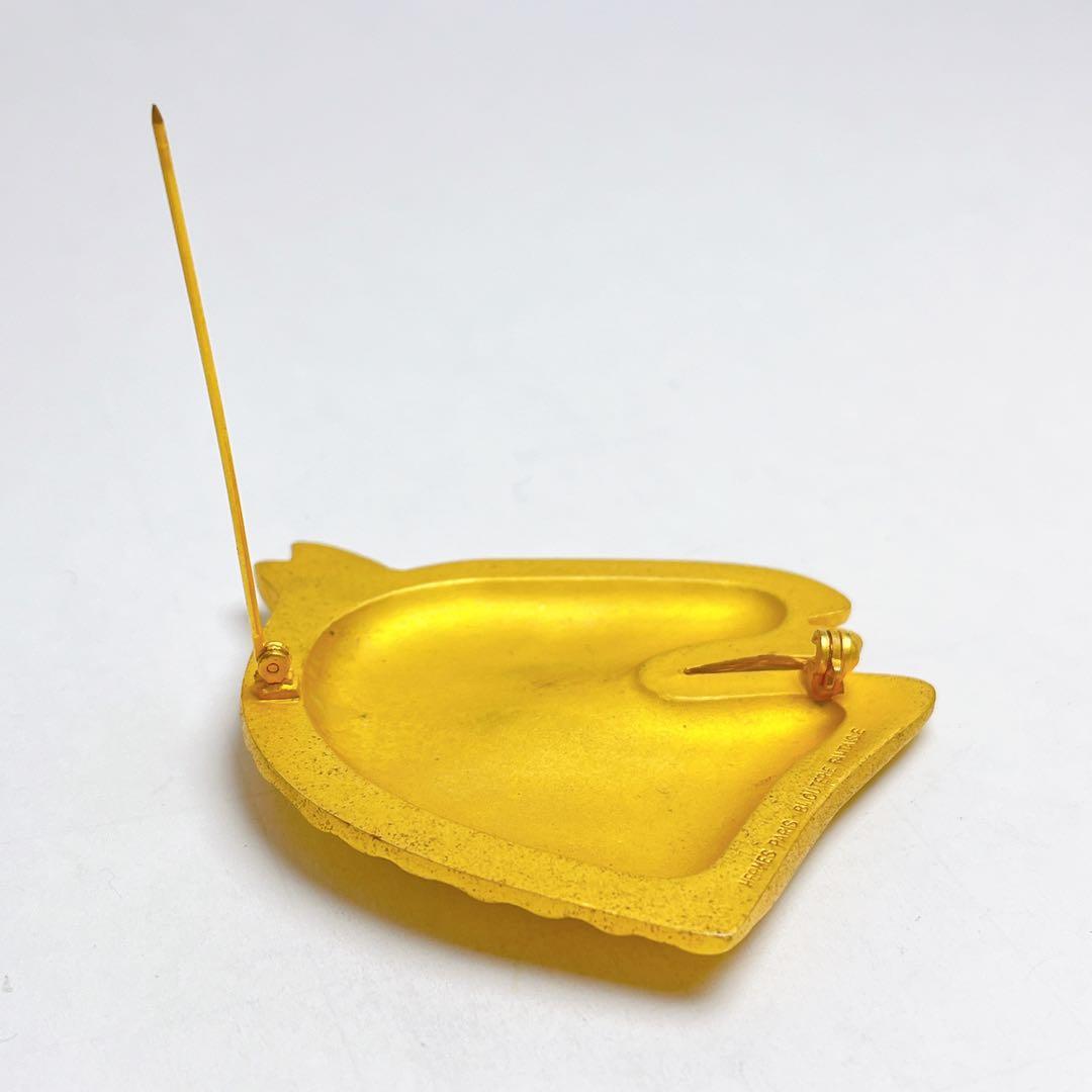 エルメス　ホース　シュバル　ラージ　ブローチ　ゴールド