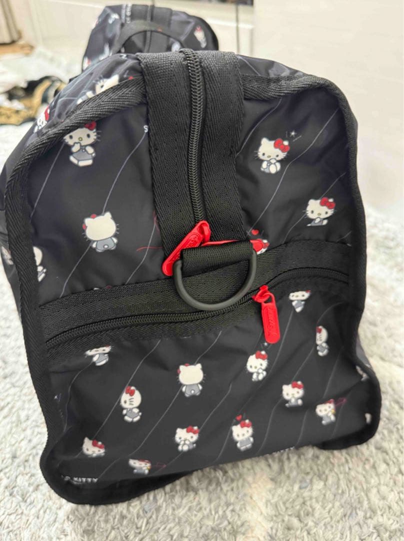 レスポートサック　サンリオ キティ ボストンバッグ ポーチ付き