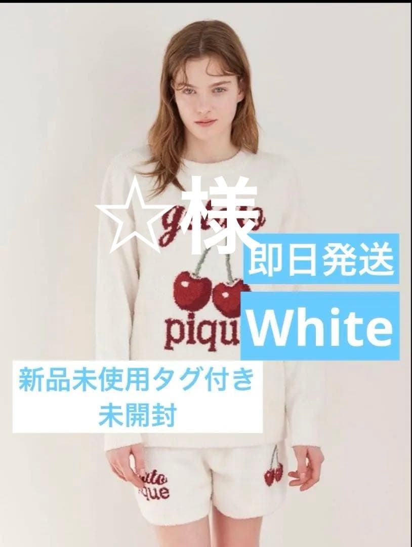 ジェラートピケ べビモコチェリージャガードプルオーバー&ショートパンツセット