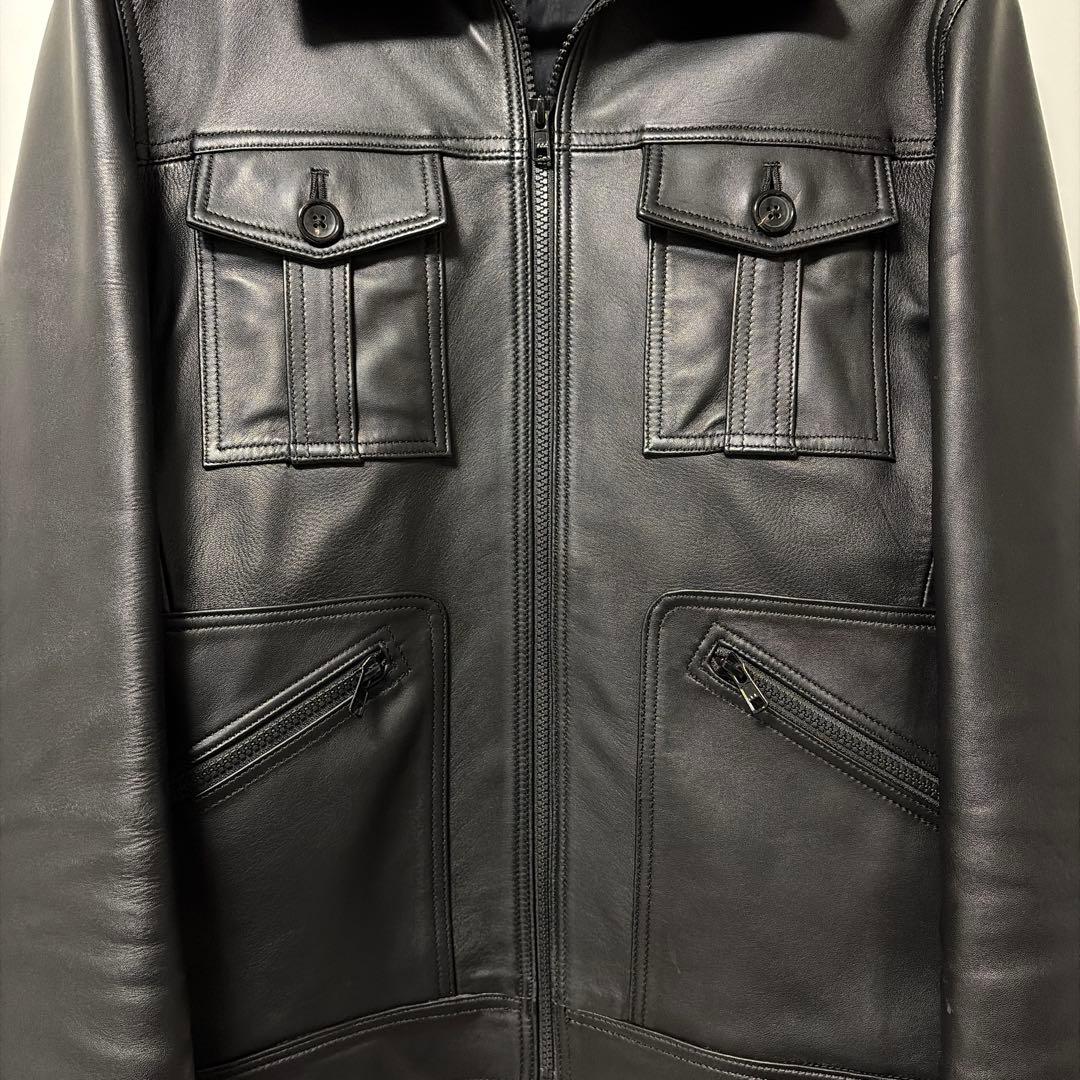 ジャケット・アウター MINE DENIM Sheep Leather 4PK Zipup JKT 3