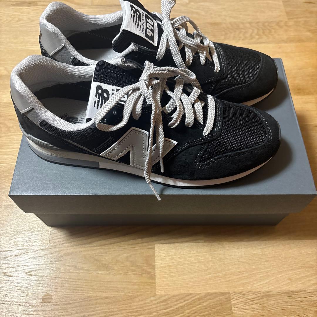 New Balance 996 ブラック/ホワイト