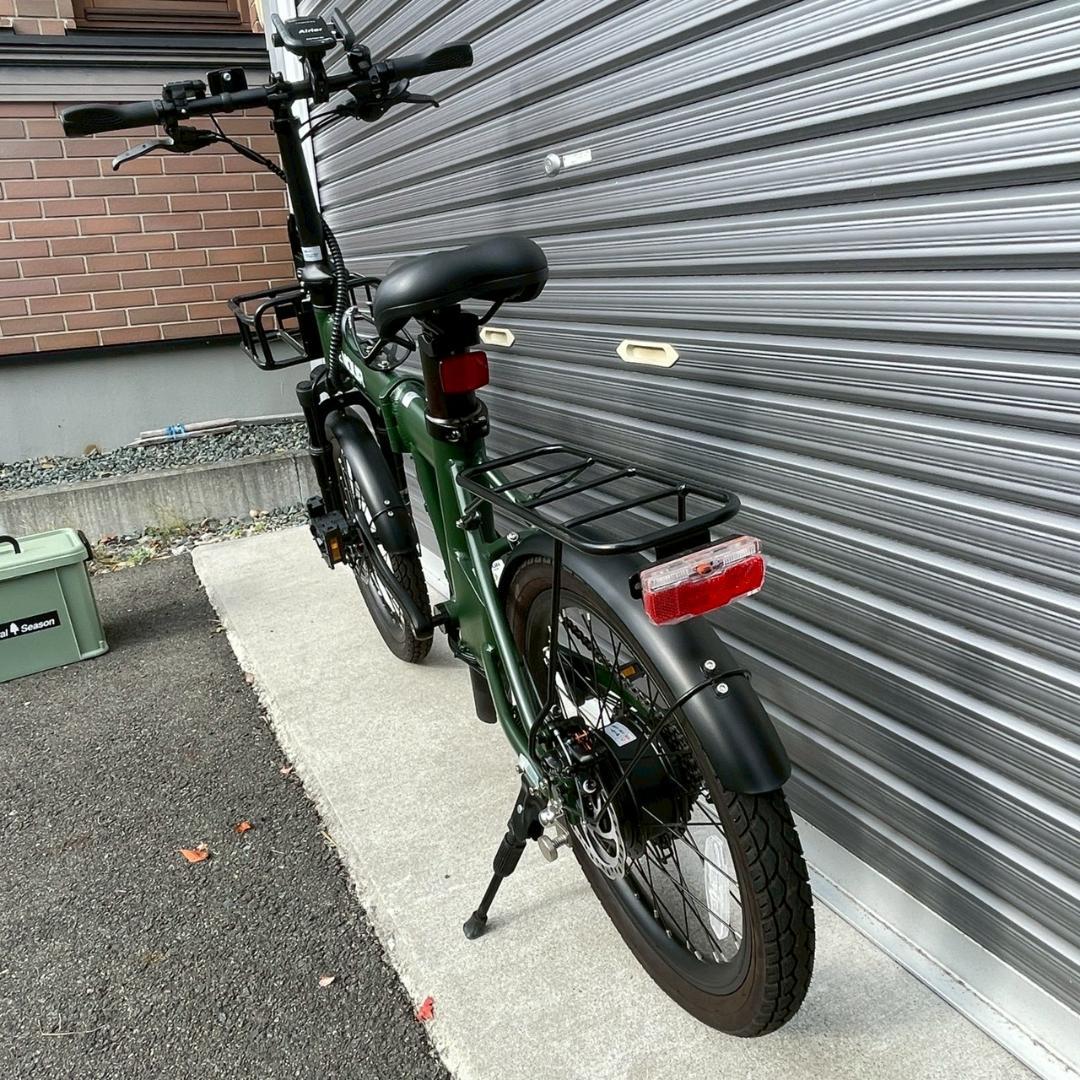 ほぼ未使用 EENDUR C-4 折りたたみ電動アシスト自転車 オプション付き