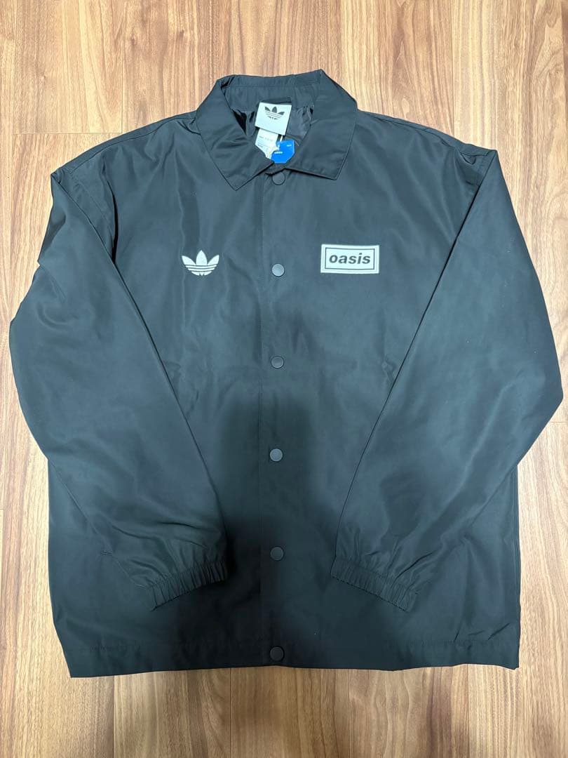 adidas oasis コーチジャケット ブラック