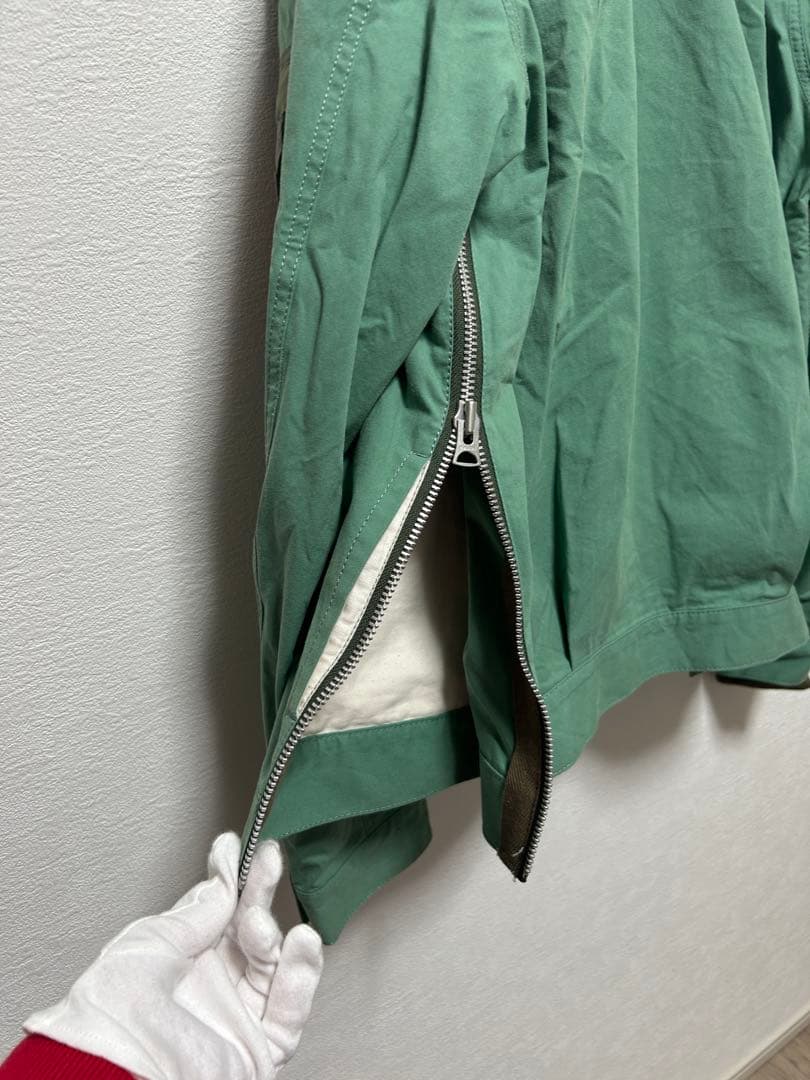 sacai 21SSコットンナイロンオックスフォードブルゾン