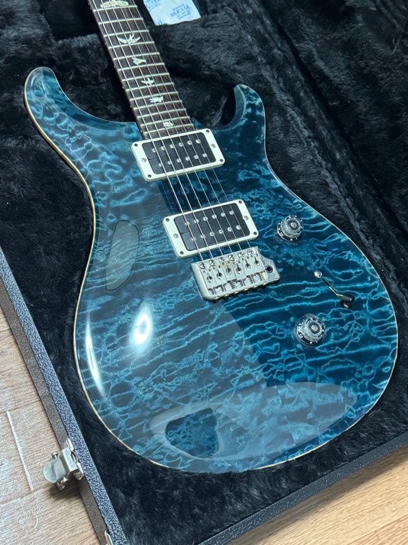 ギター PRS Custom24 10Top Whale Blue Quilt Top