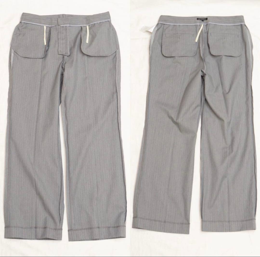 美品✨大きいサイズ【23区】シルク混 グレー系 レディース セットアップ 42