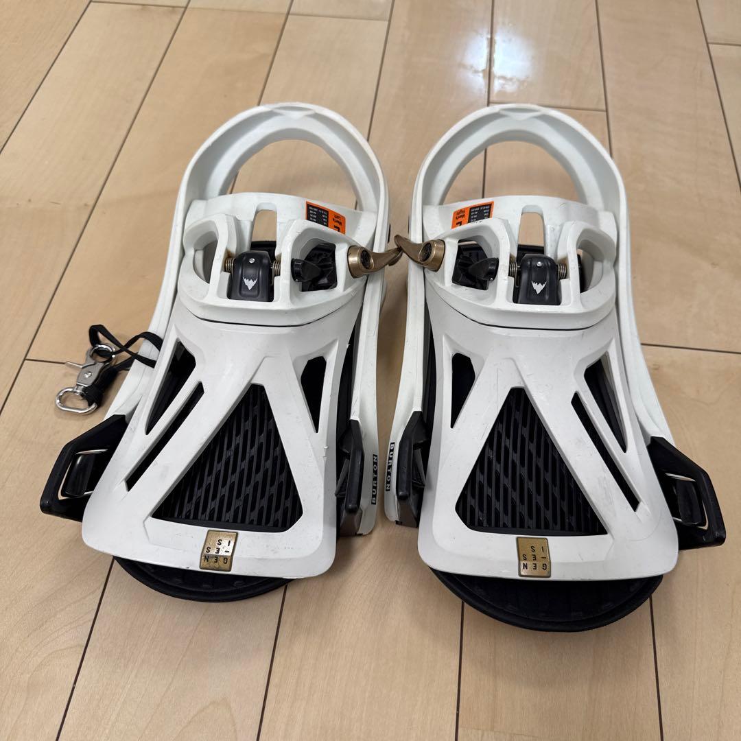ホワイト スノーボード ビンディング