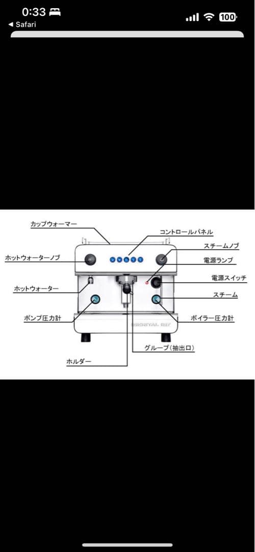今週特別値下げ中！　20万→15万円IBERITAL IB7エスプレッソマシン