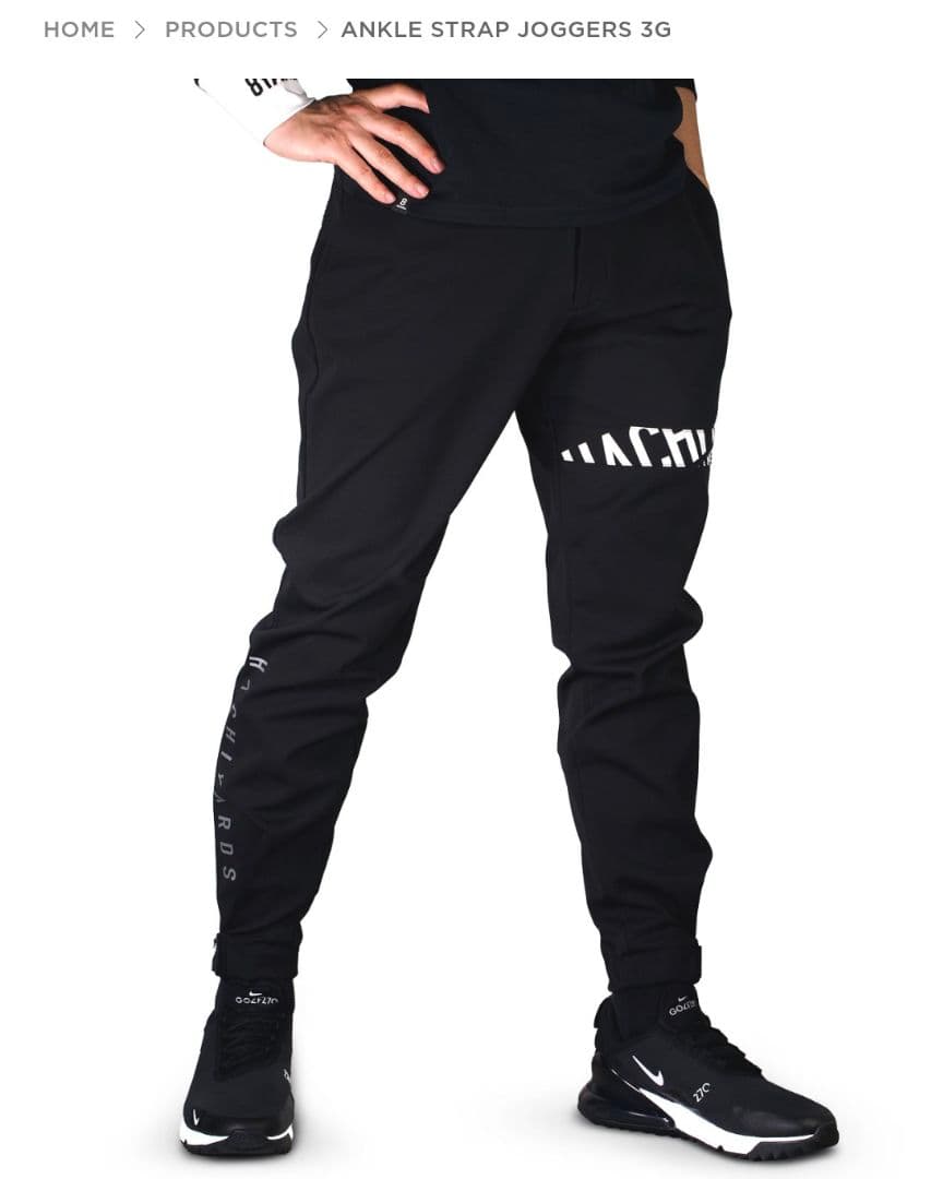 8YARDS　Ankle Strap Joggers 3G　ブラック